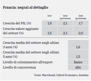 Francia: Settore Beni Durevoli di Consumo - Pil