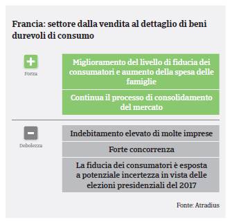 Francia 2017 Consumi Durevoli Swot